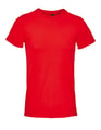 Goedkope T-shirt Sols Unisex Round-neck Titan Rood